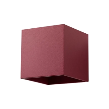 Quad 1 kinkiet 1xG9 burgund SL.2112 Sollux Lighting