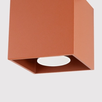 Quad 1 lampa sufitowa 1xGU10 ochra czerwona SL.2109