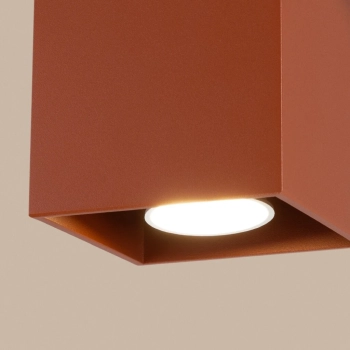 Quad 1 lampa sufitowa 1xGU10 ochra czerwona SL.2109