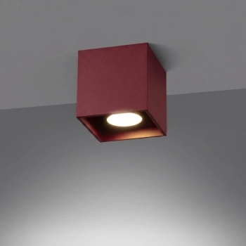 Quad 1 lampa sufitowa 1xGU10 burgund SL.2111