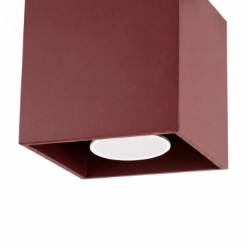 Quad 1 lampa sufitowa 1xGU10 burgund SL.2111