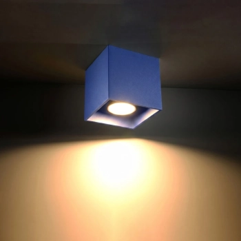 Quad 1 lampa sufitowa 1xGU10 ultramaryna SL.2113