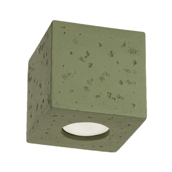 Quad lampa sufitowa 1xGU10 beton, zielona oliwka SL.1845 Sollux Lighting