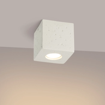 Quad lampa sufitowa 1xGU10 beton, beżowa SL.1846