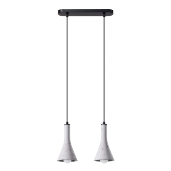 Rea 2 lampa wisząca 2xE14 beton SL.1224 Sollux Lighting
