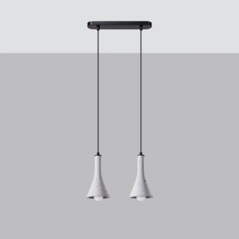 Rea 2 lampa wisząca 2xE14 beton SL.1224