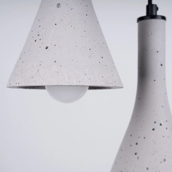 Rea 3P lampa wisząca 3xE14 beton SL.1226