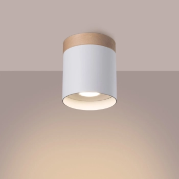 Rif lampa sufitowa 1xGU10 biała SL.1348