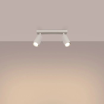 Ring 2 lampa sufitowa 2xGU10 beżowa SL.1495