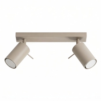 Ring 2 lampa sufitowa 2xGU10 taupe SL.2154 Sollux Lighting