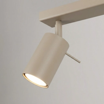 Ring 2 lampa sufitowa 2xGU10 taupe SL.2154