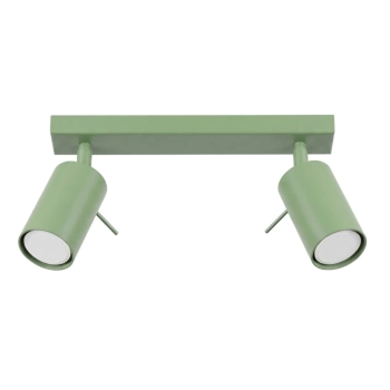 Ring 2 lampa sufitowa 2xGU10 szałwiowa SL.2178 Sollux Lighting