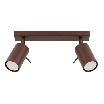 Ring 2 lampa sufitowa 2xGU10 brązowa SL.2196 Sollux Lighting