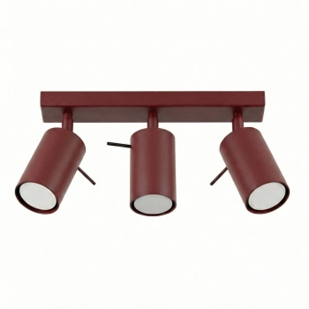 Ring 3L lampa sufitowa 3xGU10 burgund SL.2161 Sollux Lighting