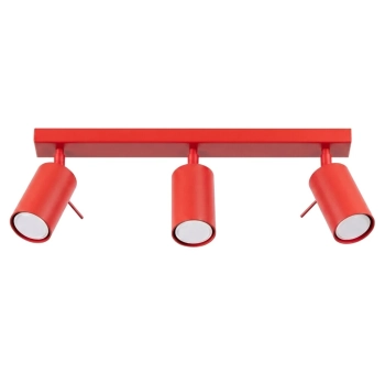 Ring 3L lampa sufitowa 3xGU10 czerwona SL.2191 Sollux Lighting