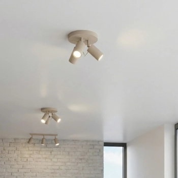 Ring 3P lampa sufitowa 3xGU10 taupe SL.2156