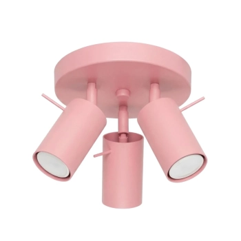 Ring 3P lampa sufitowa 3xGU10 różowa SL.2174 Sollux Lighting