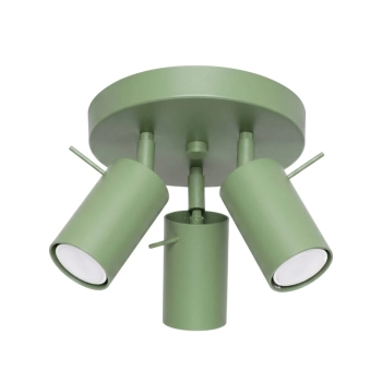 Ring 3P lampa sufitowa 3xGU10 szałwiowa SL.2180 Sollux Lighting