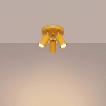 Ring 3P lampa sufitowa 3xGU10 żółta SL.2186