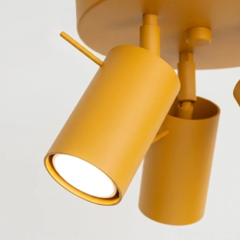 Ring 3P lampa sufitowa 3xGU10 żółta SL.2186
