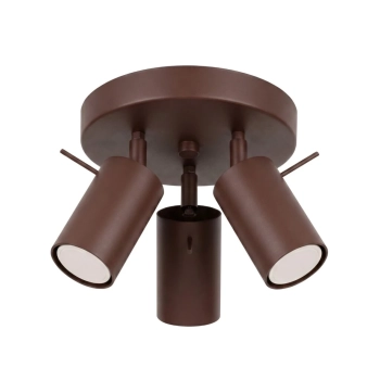 Ring 3P lampa sufitowa 3xGU10 brązowa SL.2198 Sollux Lighting