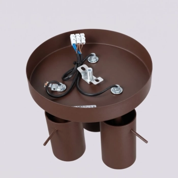 Ring 3P lampa sufitowa 3xGU10 brązowa SL.2198