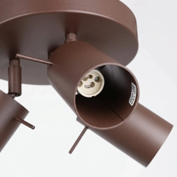 Ring 3P lampa sufitowa 3xGU10 brązowa SL.2198