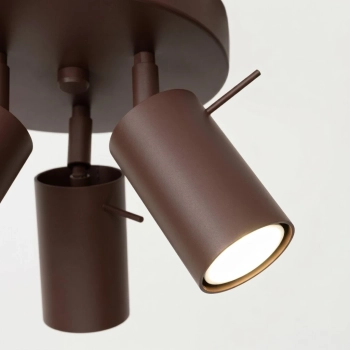Ring 3P lampa sufitowa 3xGU10 brązowa SL.2198