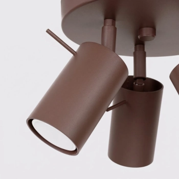 Ring 3P lampa sufitowa 3xGU10 brązowa SL.2198