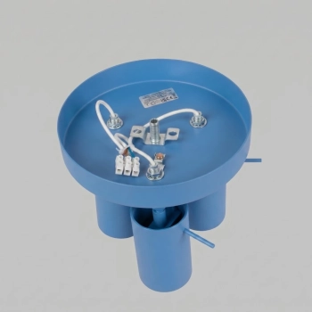 Ring 3P lampa sufitowa 3xGU10 błękitna SL.2204