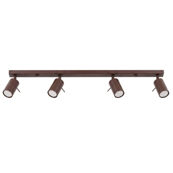 Ring 4L lampa sufitowa 4xGU10 brązowa SL.2199 Sollux Lighting