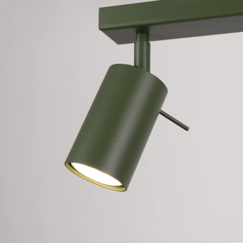 Ring 6L lampa sufitowa 6xGU10 zielona oliwkowa SL.1505