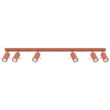 Ring 6L lampa sufitowa 6xGU10 ochra czerwona SL.1511 Sollux Lighting