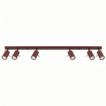 Ring 6L lampa sufitowa 6xGU10 burgund SL.2164 Sollux Lighting