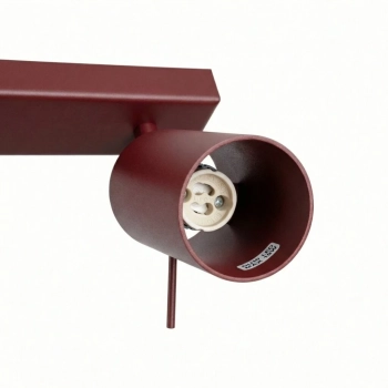 Ring 6L lampa sufitowa 6xGU10 burgund SL.2164