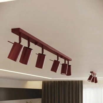 Ring kinkiet 1xGU10 burgund SL.2159