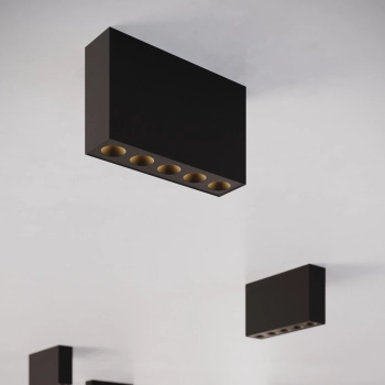 Sole lampa sufitowa LED 11W 1168lm 4000K czarna SL.1212