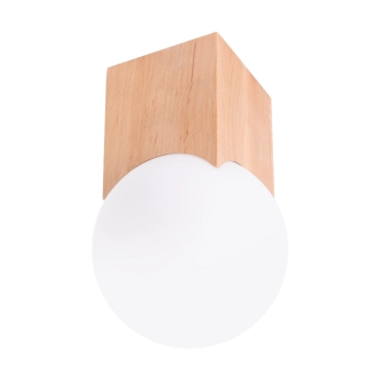Solis lampa sufitowa 1xG9 naturalne drewno SL.1407 Sollux Lighting