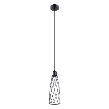 Suba 1 lampa wisząca 1xE14 czarna SL.1165 Sollux Lighting