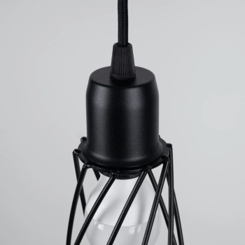 Suba 1 lampa wisząca 1xE14 czarna SL.1165