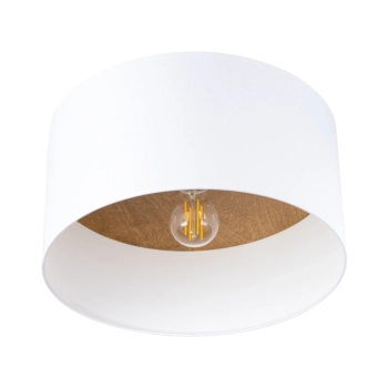 Telesto lampa sufitowa 1xE27 biała, jasny brąz SL.1393 Sollux Lighting