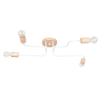 Timbo 4 lampa wisząca 4xE27 biała SL.1665 Sollux Lighting