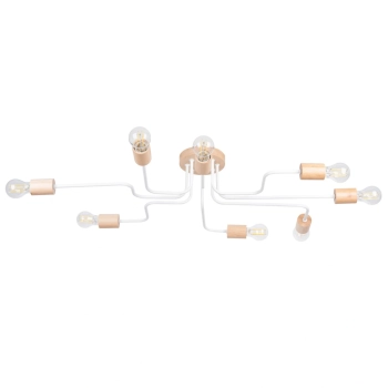 Timbo 8 lampa wisząca 8xE27 biała SL.1667 Sollux Lighting