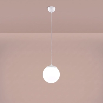 Ugo 20 lampa wisząca 1xE27 biała SL.2207