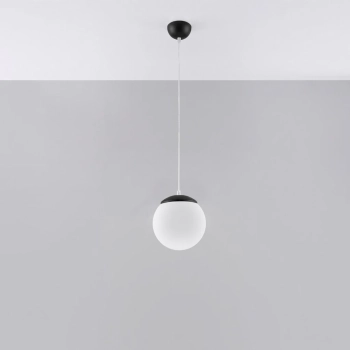 Ugo 20 lampa wisząca 1xE27 czarna SL.2210