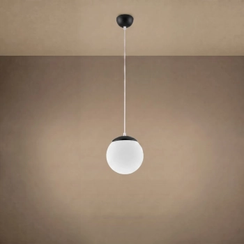 Ugo 20 lampa wisząca 1xE27 czarna SL.2210