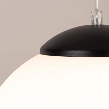 Ugo 20 lampa wisząca 1xE27 czarna SL.2210