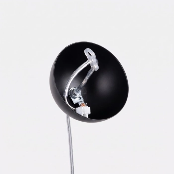 Ugo 20 lampa wisząca 1xE27 czarna SL.2210