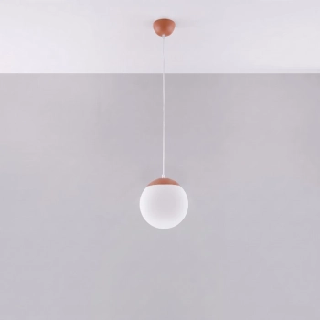 Ugo 20 lampa wisząca 1xE27 ochra czerwona SL.2219