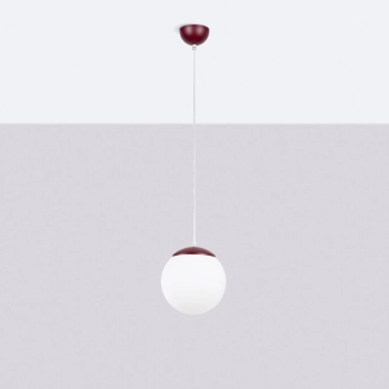 Ugo 20 lampa wisząca 1xE27 burgund SL.2222